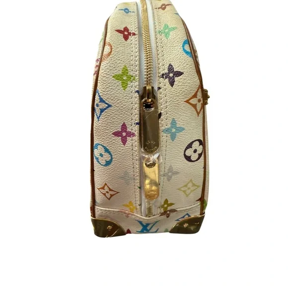 Louis Vuitton White Multicolor murakami Trouville PM - Picture 15 of 16